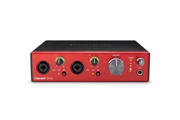 Focusrite Clarett+ 2Pre 10 in 4 out USB Type-C Audio/MIDI Interface