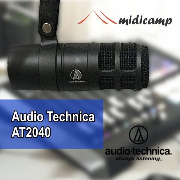 Microphone Podcast Audio Technica AT2040 Hypercardioid Dynamic