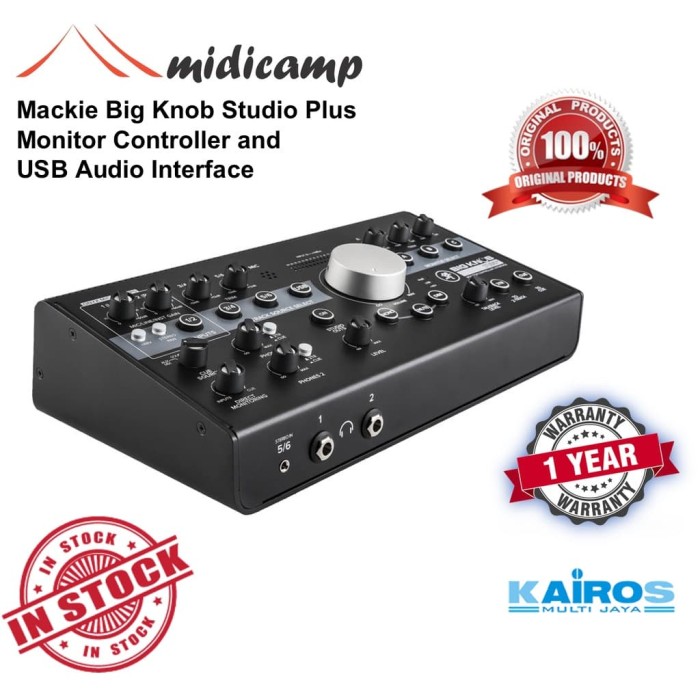 Mackie Big Knob Studio Plus Monitor Controller USB Audio Interface