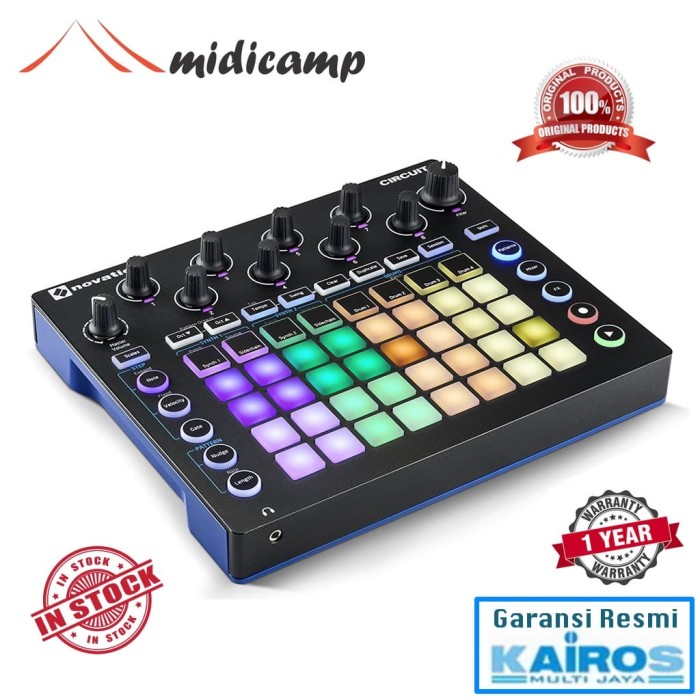 Novation Circuit Groovebox Step Sequencer with Sample Import