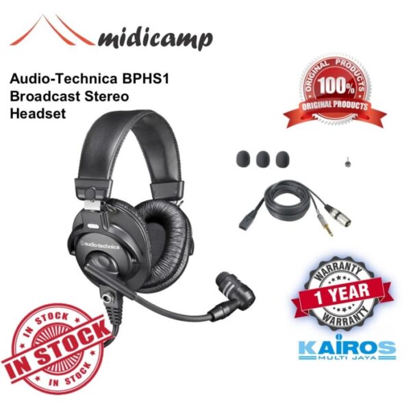 Audio Technica BPHS1 Broadcast Stereo Headset