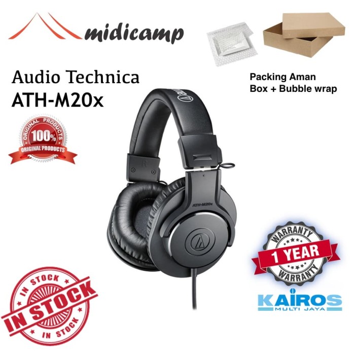 Audio-Technica ATH-M20x Monitor Headphones
