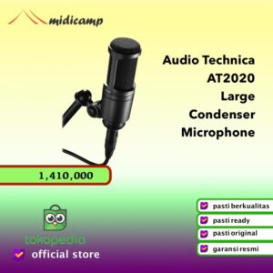 Mic Condenser AT2020 Audio Technica for Recording