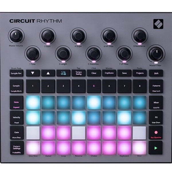 Novation Circuit Rhythm Standalone Groove Sampler for Beat Making