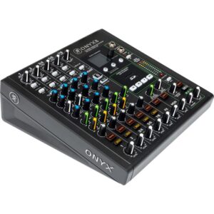 Mixer USB Podcast Mackie Onyx 8 Bluetooth Multitrack Live Recording