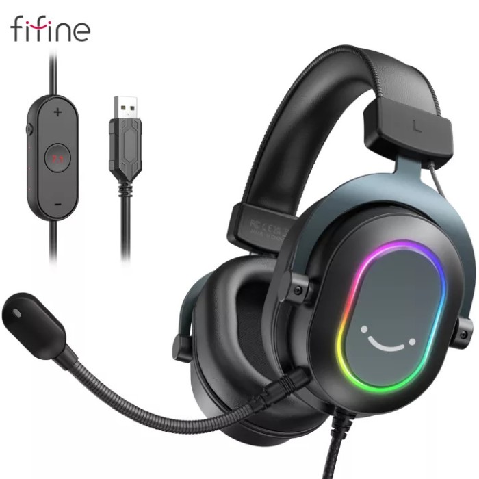 Headphone Fifine H6 USB Studio Headphone