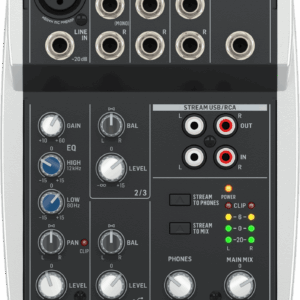 Behringer Xenyx 502S 502 Mixer 1 Channel USB Audio Interface Soundcard