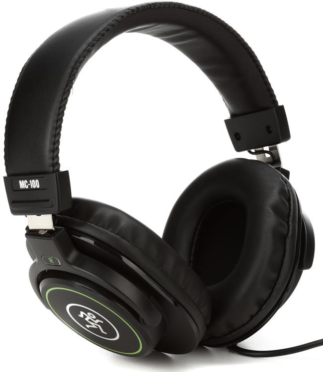 Headphone Flat Mackie MC-100 MC100 Closed Back Studio Monitor - Image 3