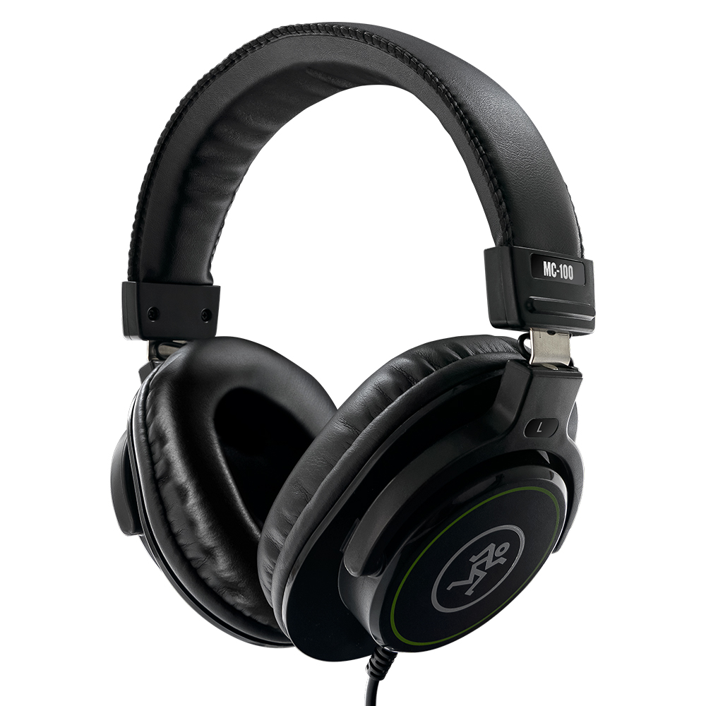 Headphone Flat Mackie MC-100 MC100 Closed Back Studio Monitor