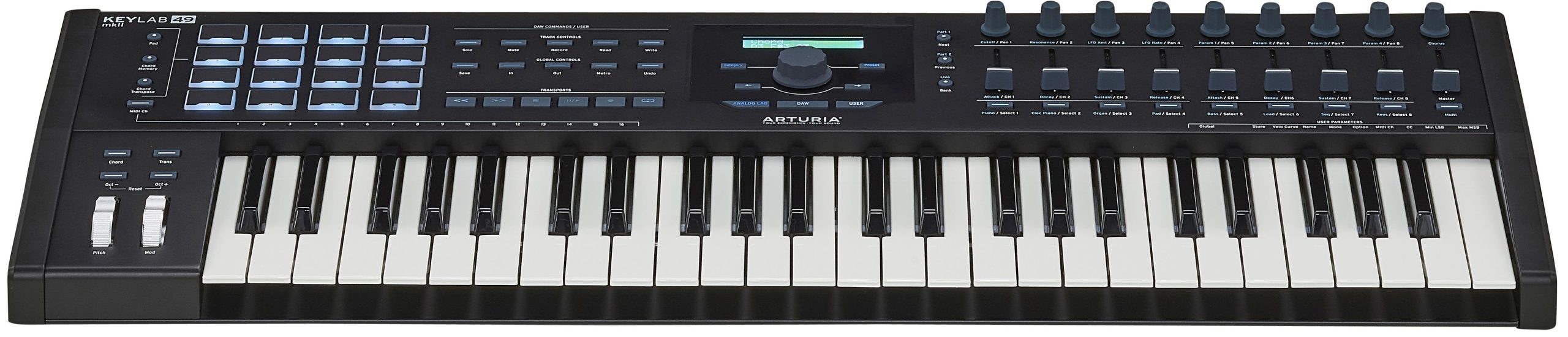 ARTURIA KeyLab 49 MkII Keyboard Controller - Hitam