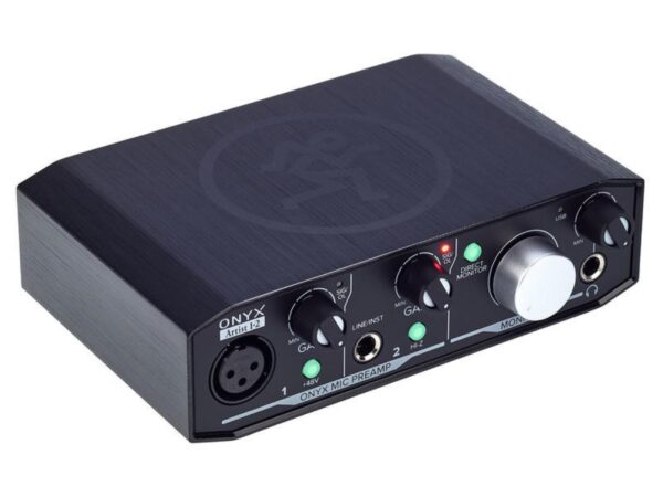 Mackie Onyx Artist 1.2 USB Audio Interface 2 channel 1 microphone 1 Instrument - Image 4