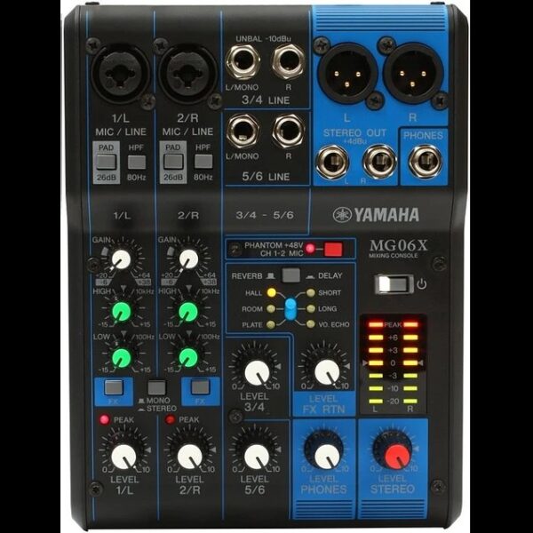 Yamaha MG06X Mixer Audio 6 channel - Image 4