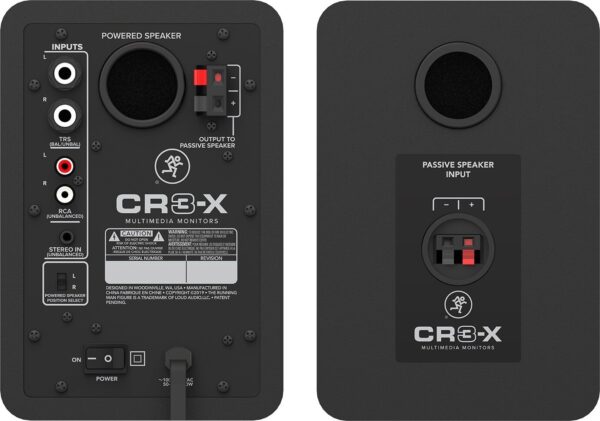 Mackie CR3x Studio Multimedia Monitor Flat