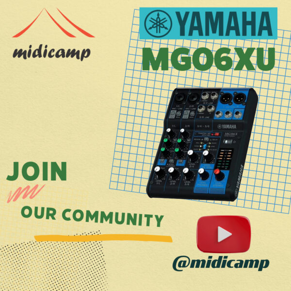 Yamaha MG06X Mixer Audio 6 channel - Image 2