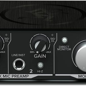 Mackie Onyx Artist 1.2 USB Audio Interface 2 channel 1 microphone 1 Instrument