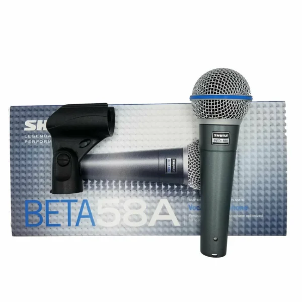Shure Beta 58A microphone dynamic profesional untuk vokal BETA58 BETA 58 BETA58A - Image 4
